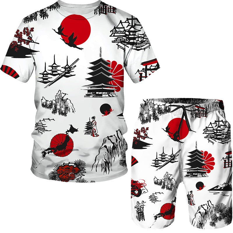 Ducks Leopard 3D Print TShirts Shorts Sets kids Fashion Flower Oversized Short Sleeve TShirt Pants Set Boys Girls Suits Clothing