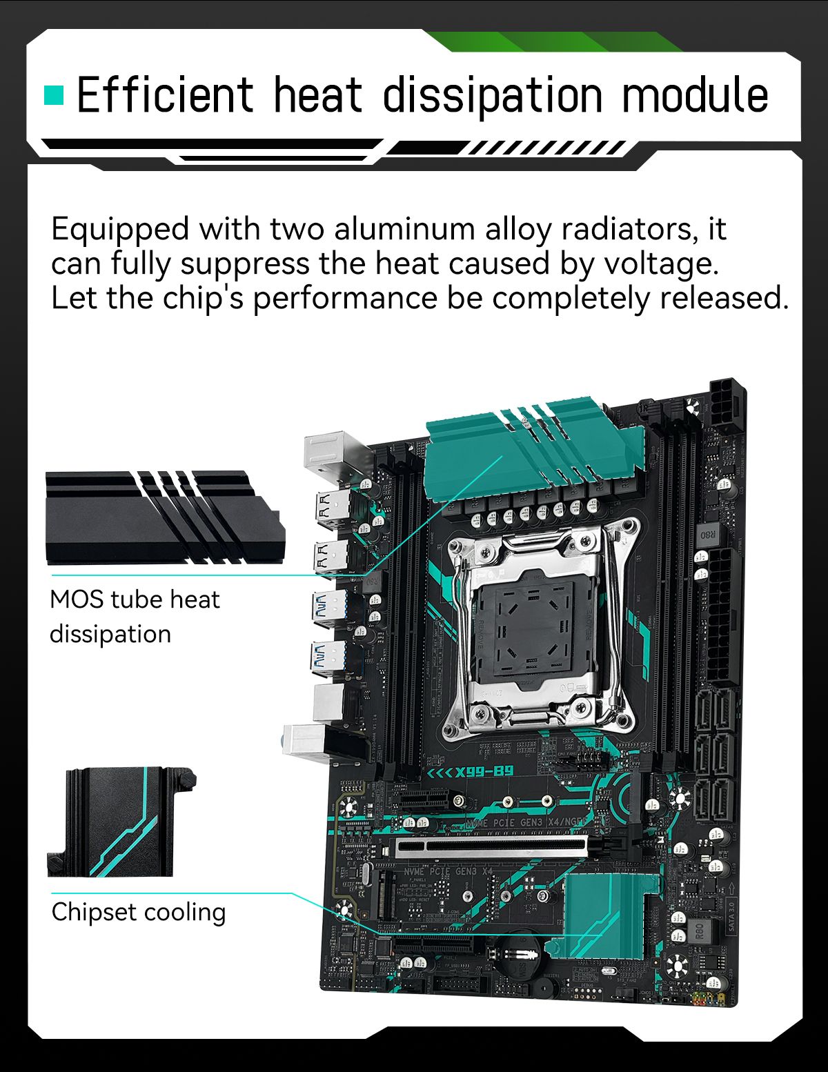 MACHINIST X99 B9 Motherboard Optional LGA 2011-3 Xeon E5 2667 V4 Processor CPU combo And 16GB DDR4 RAM kit USB3.0