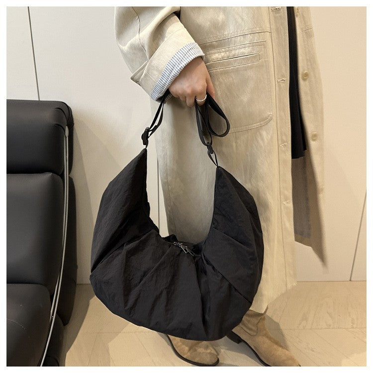 Large Capacity Simple Shoulder Bags Comfortable and Versatile Texture Crossbody Bags for Women Men Fashion Casual Storage Bags