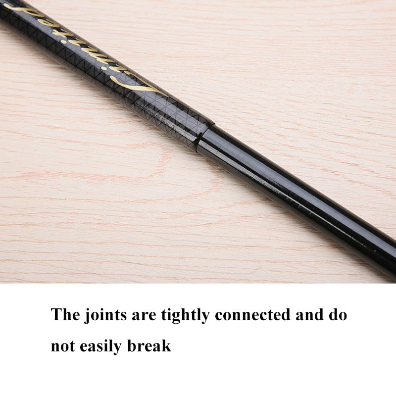 1 vara de pesca telescópica de fibra de carbono super leve e resistente 3,6M/4,5M/5,4M/6,3M/7,2M para pesca de riacho