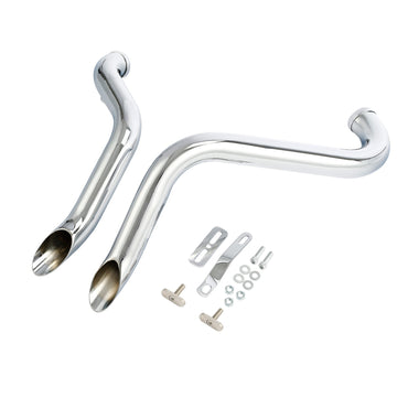 Motorcycle 1.75" Drag Pipes Exhaust For Harley Sportster XL 883 1200 Softail Dyna Touring 1984-2016