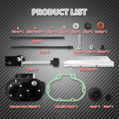 Embreagem de marcha à ré que economiza mão de obra para motocicleta, refit da embreagem de velocidade traseira para Harley Touring Street Glide FLH 08-23 Softail Breakout