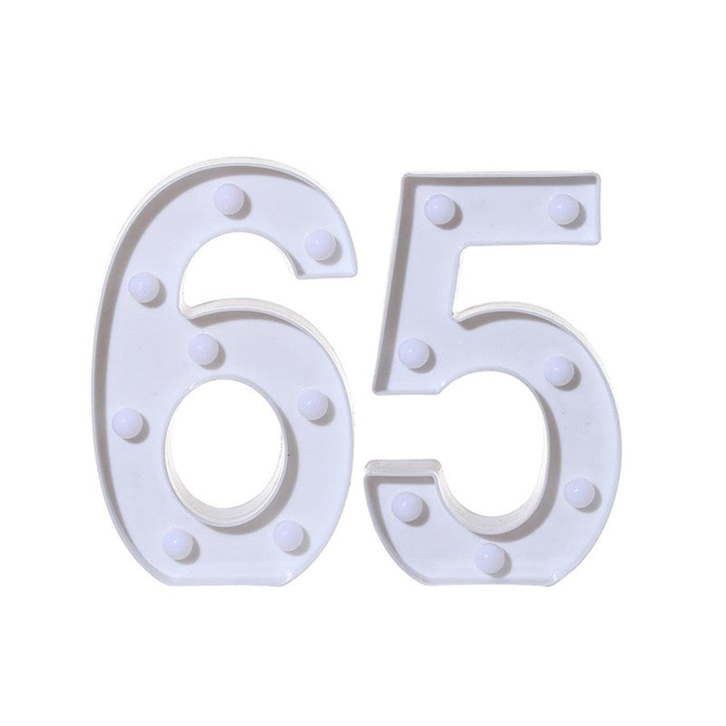 2Pcs Number 16 18 21 30 Led Light String Happy Birthday Party Decoration Wedding Anniversary Adult Birthday Party Gift Light Led