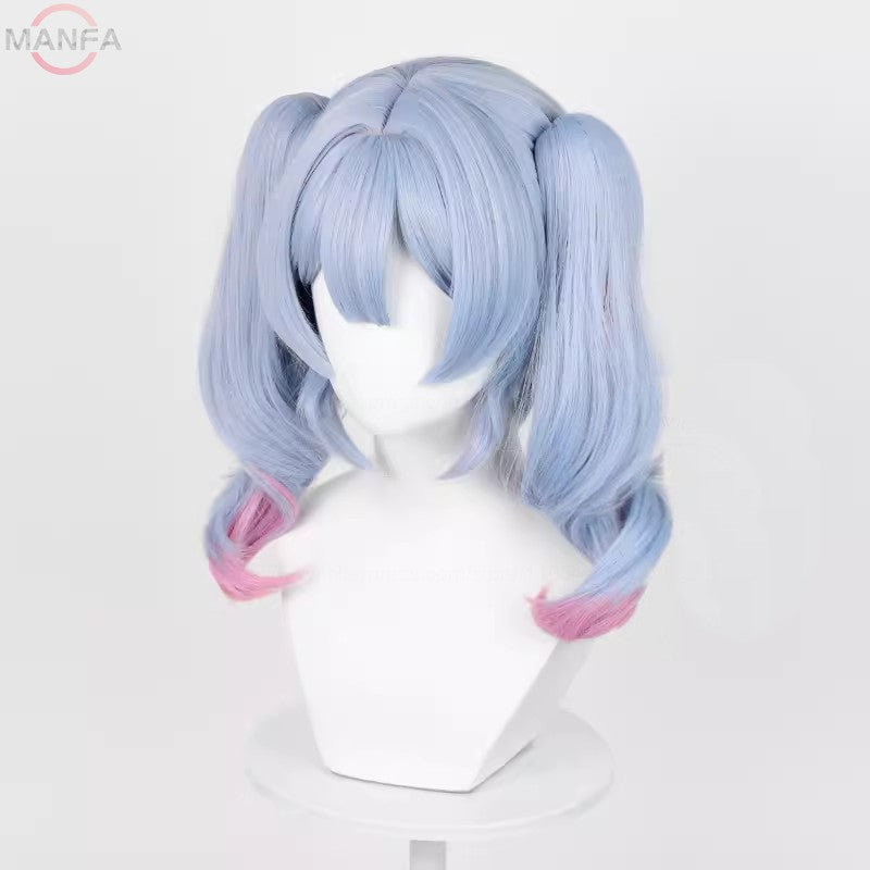 2 estilos de peruca Miku Rabbit Hole Cosplay, perucas sintéticas resistentes ao calor + touca de peruca