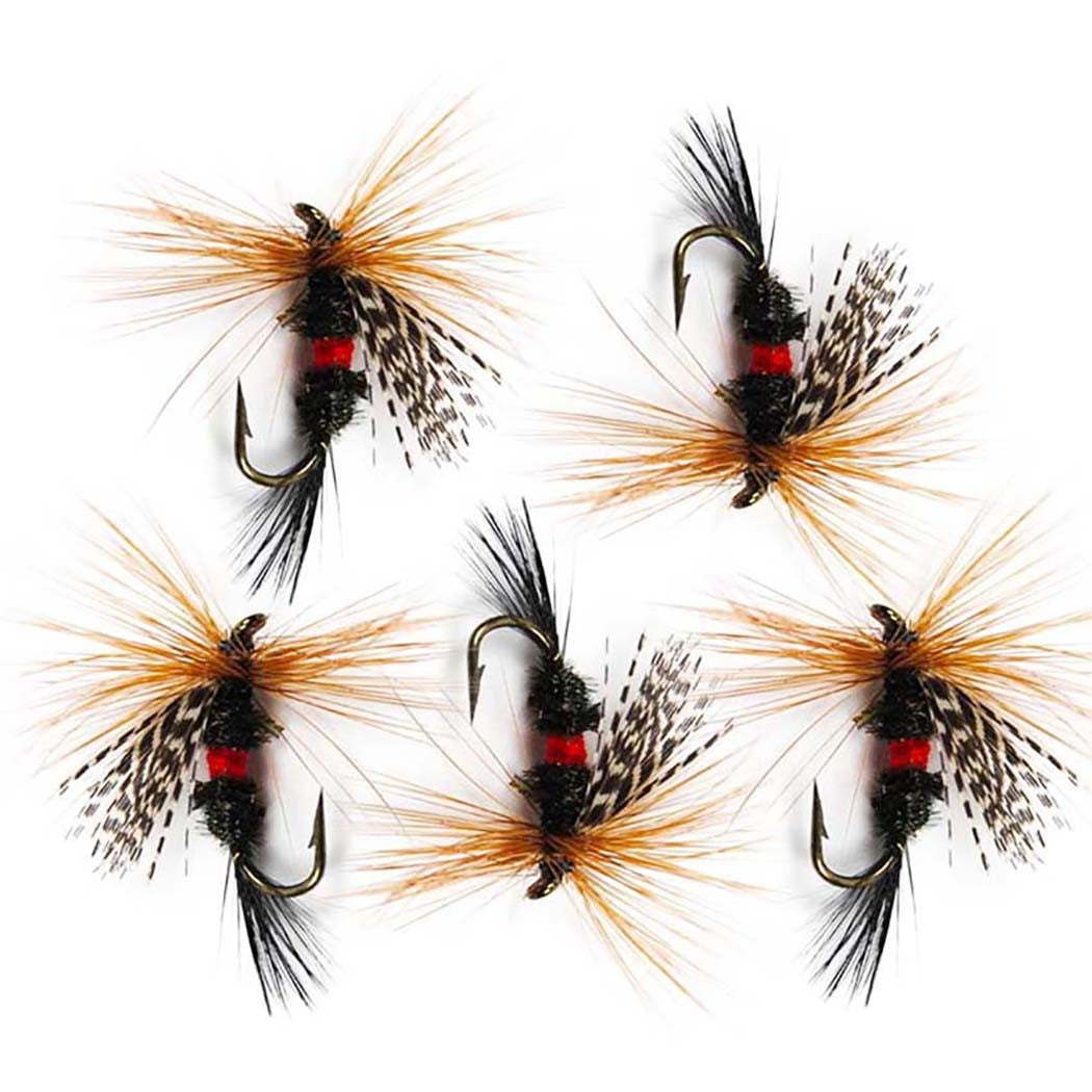 6 Unidades/Caixa Iscas de Pesca com Mosca Insetos Estilos Diferentes Mistos Moscas Pesca de Truta Ninfas Secas Iscas de Pesca com Mosca