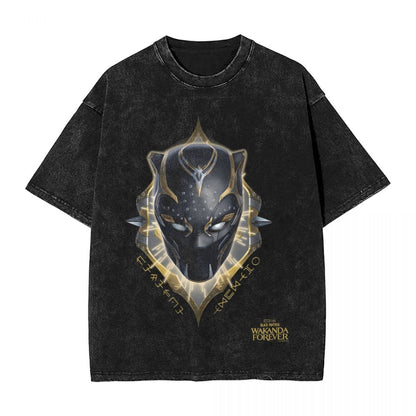Men's Frgrt T Shirt Black Panther 100% Cotton Clothing Humorous Short Sleeve Crew Neck Tee Shirt 6XL T-Shirts