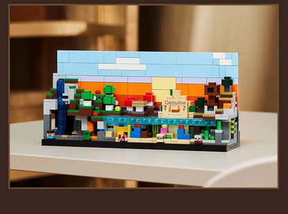 Blocos de Montar Lego My World Série 21589 Mini bioma brinquedo de montar de blocos para meninos e meninas presente infantil