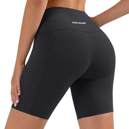 Women Sports Short Yoga Shorts High Waist Breathable Soft Fitness Tight Women Yoga Legging Shorts Cycling Athletic Gym Shorts