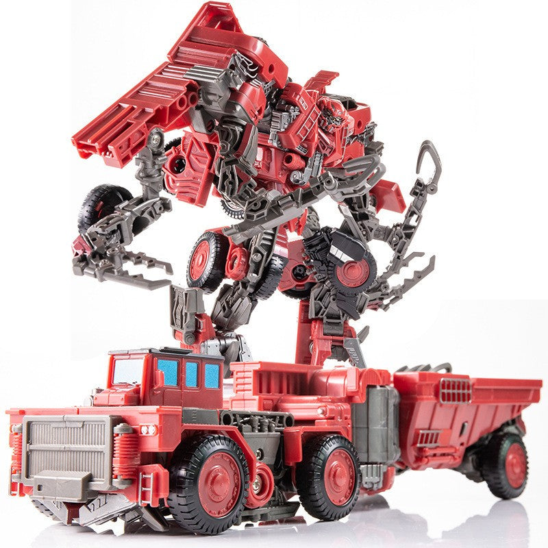 DD02 Anime Transformation Toys AOYI 8 EM 1 Boneco Articulado Maneiro Modelo Scrapper G1 KO SS60 Devastator Engenharia Carro Robô Menino