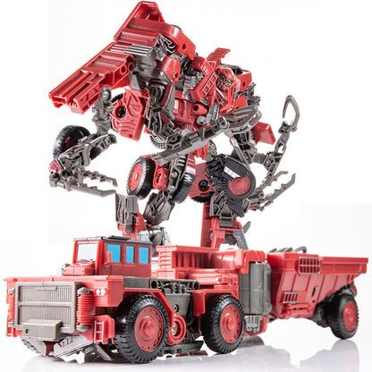 DD02 Anime Transformation Toys AOYI 8 EM 1 Boneco Articulado Maneiro Modelo Scrapper G1 KO SS60 Devastator Engenharia Carro Robô Menino