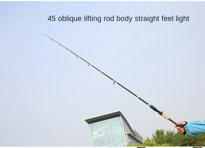 4 Sections Spinning Fishing Rod M Power Spinning Casting Fishing Rod 1.65m/1.8m/2.1m Portable Carbon Fiber Fishing Pole Winter