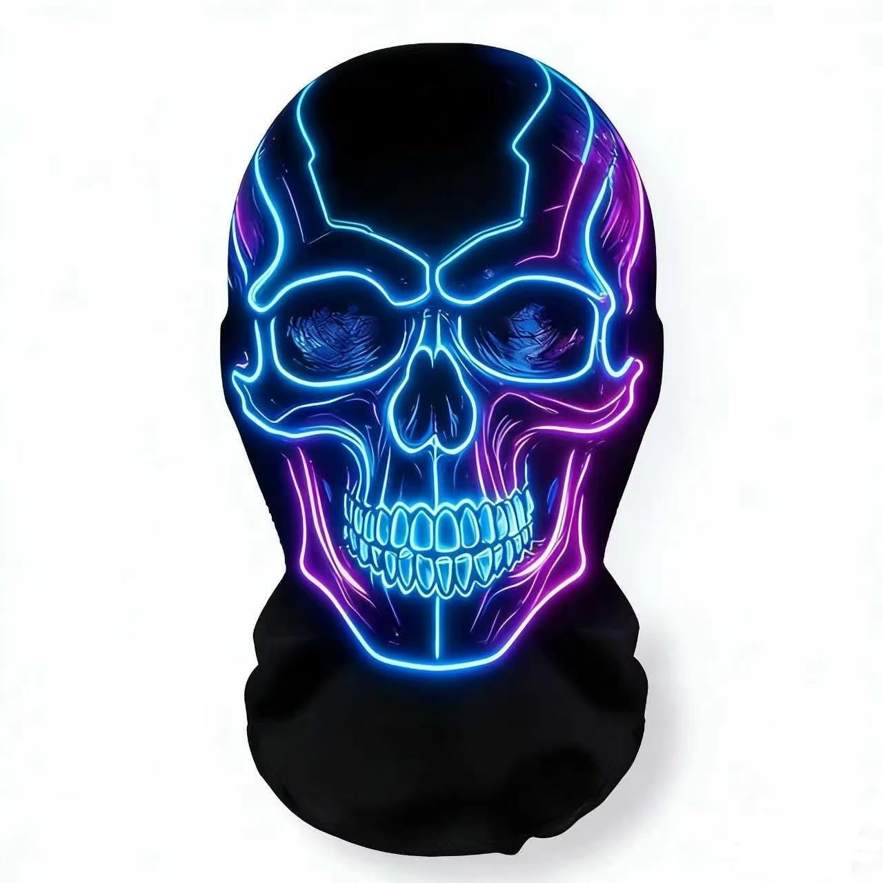 1-Piece 3D Horror Skull Breathable Sun-Proof Headgear Mask, Washable, Prank & Gag Mask