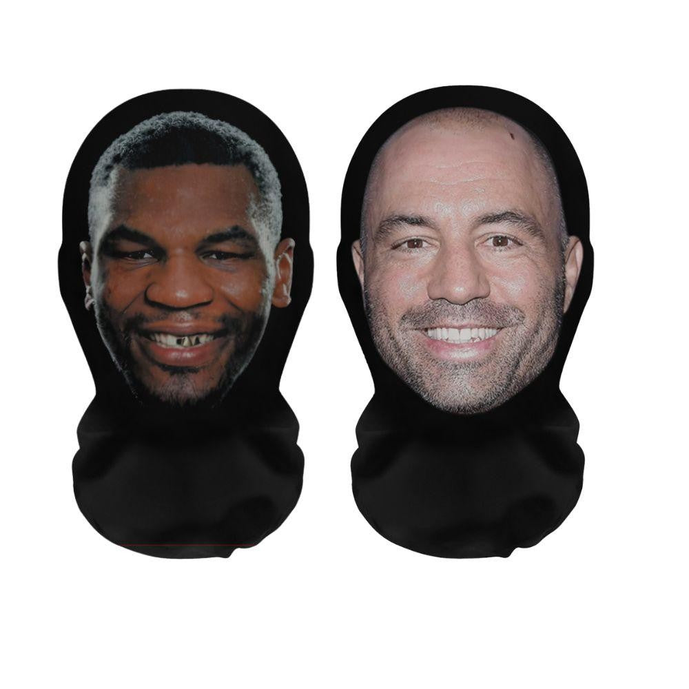3D Hyper Realistic Funny Balaclava 2 Pack, Elastic Breathable Full Face Cover for Halloween Cosplay Prank Party Outdoor Wear