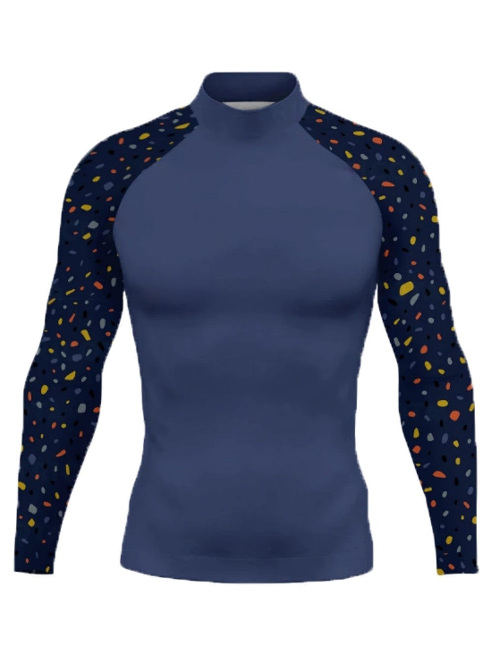 Men's Sun Protection Beach Swim Shirt Quick Dry Surfing Shirt UPF 50+ Long Sleeve Rashguard Shirt