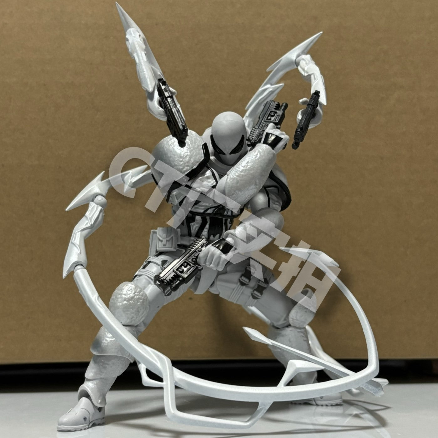 Boneco Agente Anti Venom da New Ct Toys Kaiyodo Amazing Yamaguchi Comics, Agente Venom, Boneco de Ação, Modelo, Brinquedo de Natal, Presentes