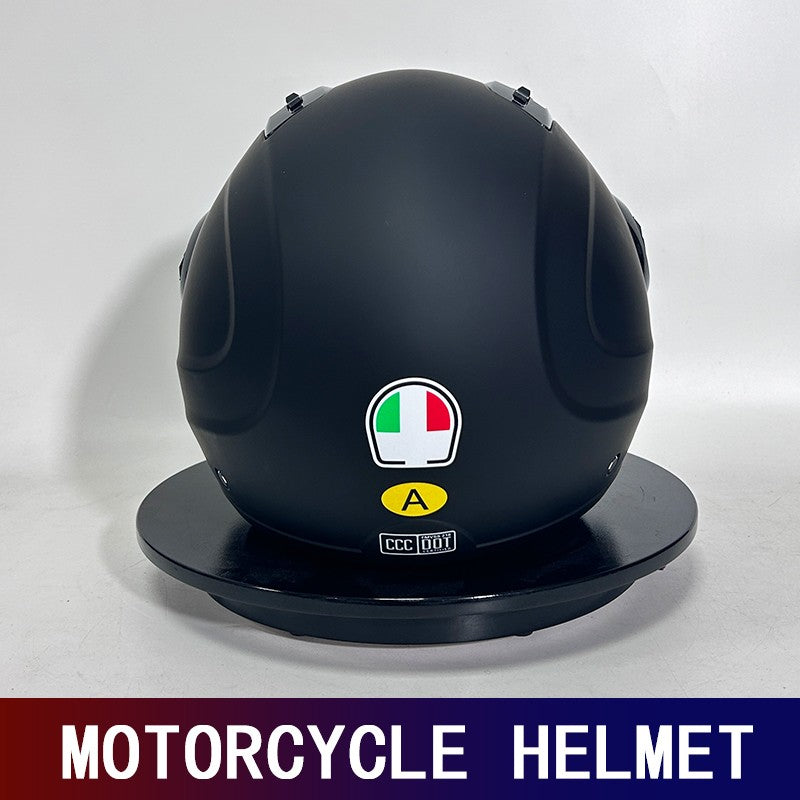 Novo capacete de motocicleta três quartos, capacete elétrico completo para homens e mulheres, capacete de motocicleta para pilotagem, meio capacete de inverno, quente