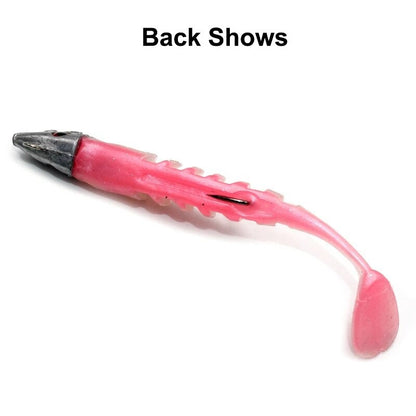 BURLE 10cm 15.5g 13cm 26g Isca Artificial Macia em T com Anzol com Farpa e Cabeça de Jig