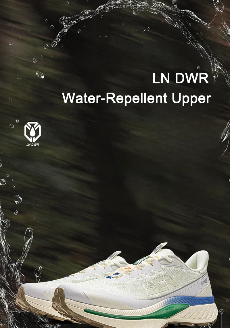 Li-Ning Men BEN XIAO Trail Running Shoes LN DWR Water Repellent Breathable Support Stable LiNing Mountain Sports Shoes ARNV015
