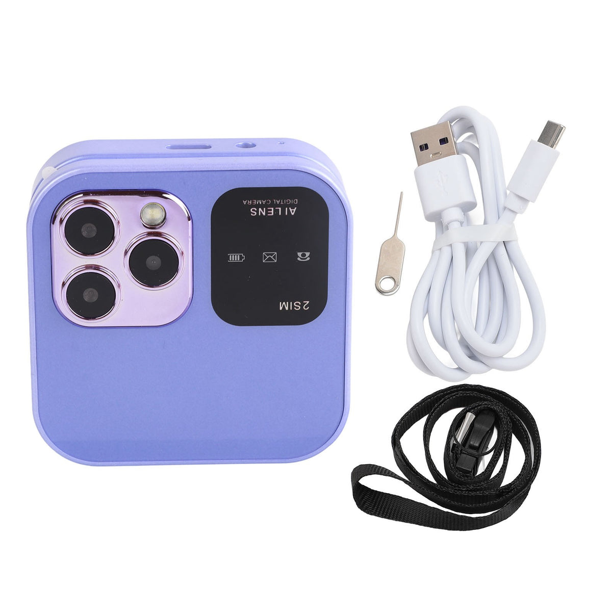 2G Big Buttons  Phone Support Up To 16GB Dual SIM 2G  Phone 1000mAh Battery ABS 0.08MP Music Video Player for Outdoor