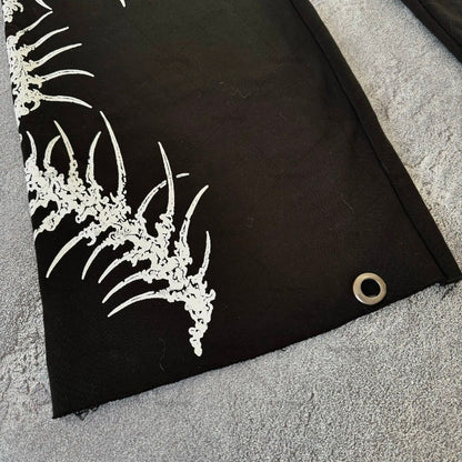 2025 Tendência Moda Rua Punk Hip-hop Calça Solta Masculina Retrô Harajuku Y2K Versátil Calça Casual Feminina Oversized