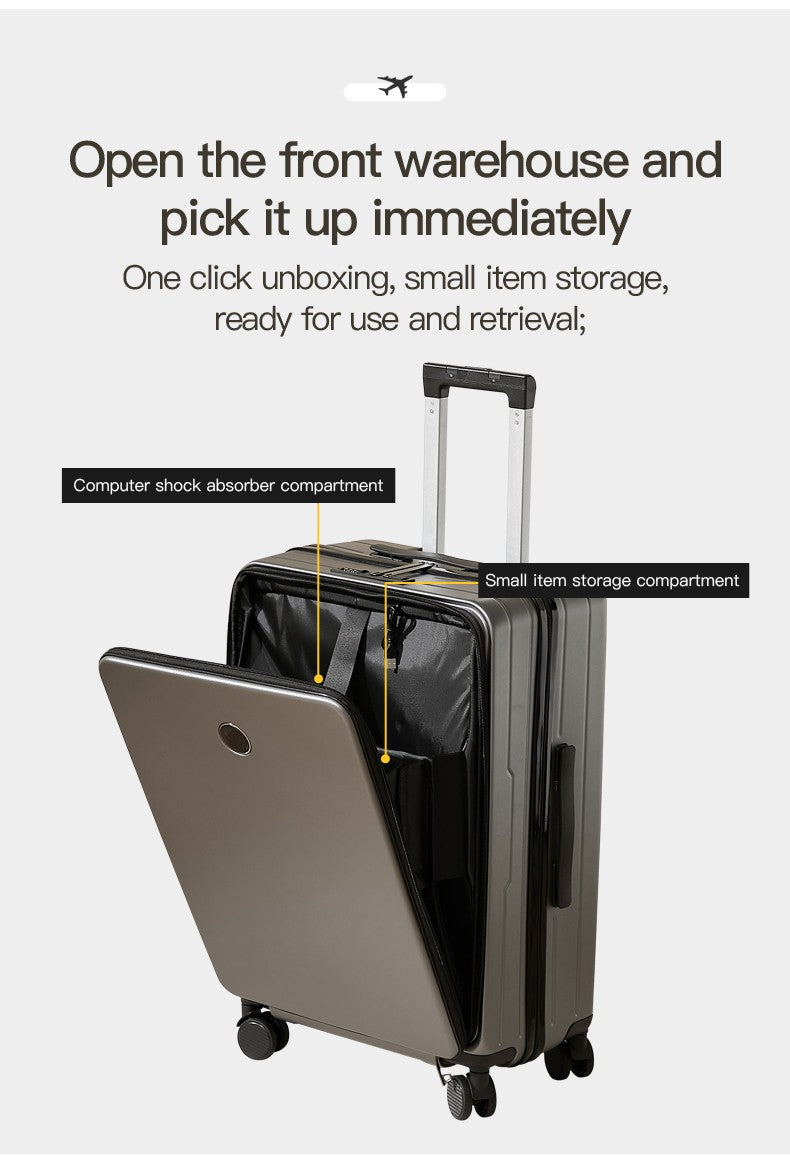 20/24 inch Luggage With Universal Wheels Combination Lock Suitcase Large Capacity Travel Bag