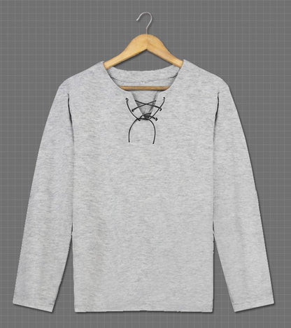 Green / Gray Color Long / Short Sleeve T-shirt Eren Jaeger Cosplay Costume Daily Casual Shirt Anime Clothing