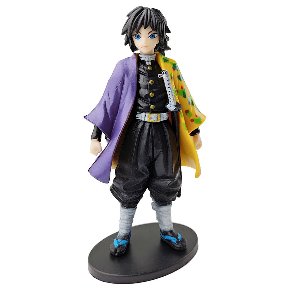 Boneco de Ação do Anime Demon Slayer - Kamado Tanjirou com Agatsuma Zenitsu e Nezuko, Brinquedos de PVC Kimetsu No Yaiba Guerreiros