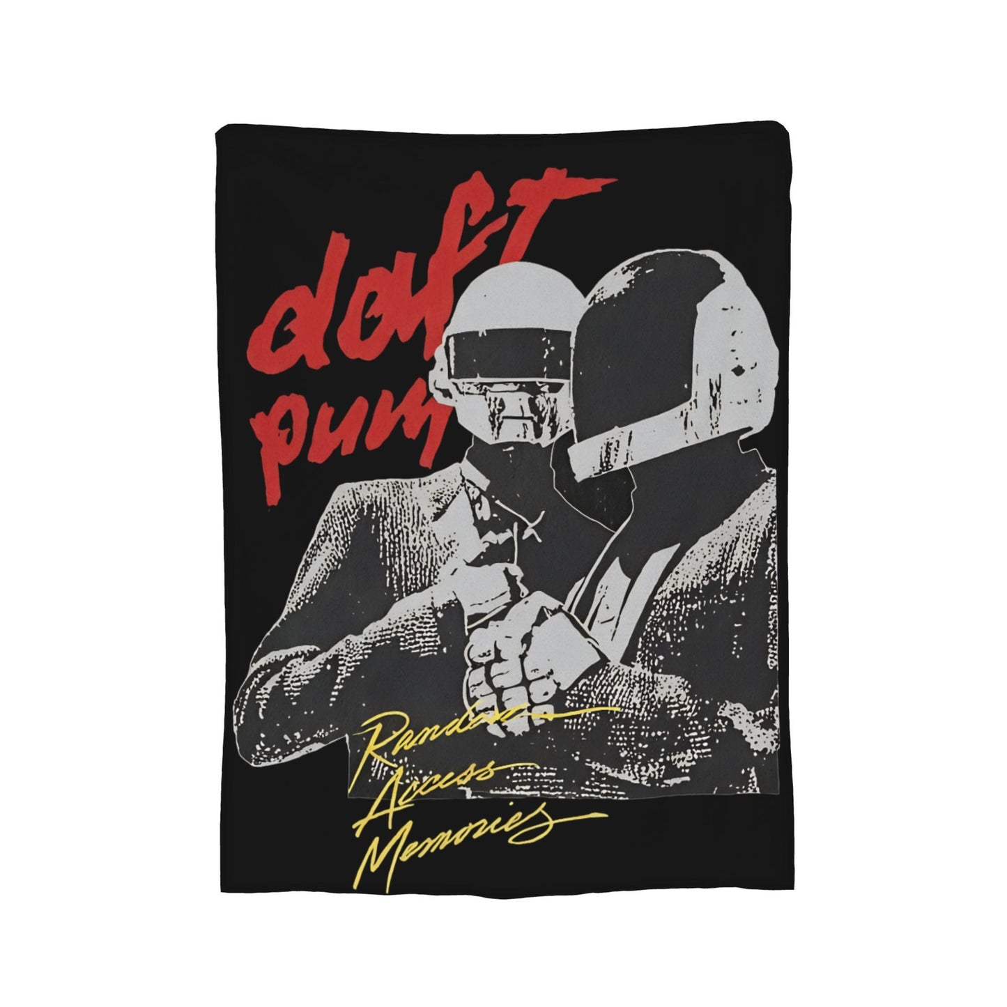 Manta de Lã Daft Punk Cobertor Ultra Macio para Viagem ao Ar Livre Colcha
