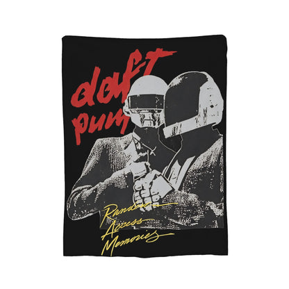 Manta de Lã Daft Punk Cobertor Ultra Macio para Viagem ao Ar Livre Colcha