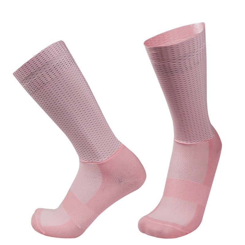 Aero New Team Pro Anti Socks Slip Silicone Cycling Socks Men Bicycle Sport Running Bike Socks Calcetines Ciclismo