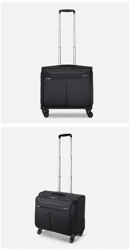 Hanke Men Business Travel Luggage Women Carry On Suitcase Spinner Wheels Rolling Bag 16 18 Inch