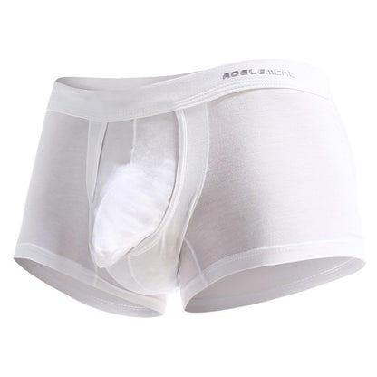 Austrian spermatic cord bullet separation underwear men's scrotal vein underpants Ice silk pouch curved men's boxers