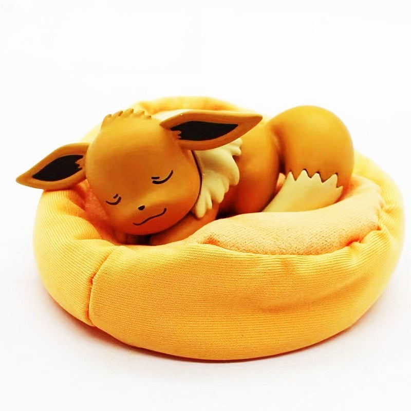 Pokemon Anime Pikachu Eevee Presente de Bolso Série Sonho Estrelado Pokémon Bonecos de Ação Bulbasaur Snorlax Modelo de Monstro Enfeites de Brinquedo