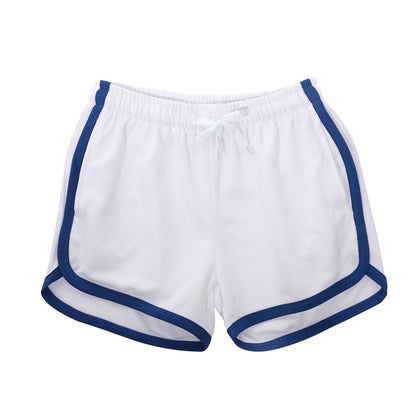 Summer Quick Dry Shorts Men Beachwear Workout Gym Sports Running Fitness Casual Elastic Drawstring Shorts For Men