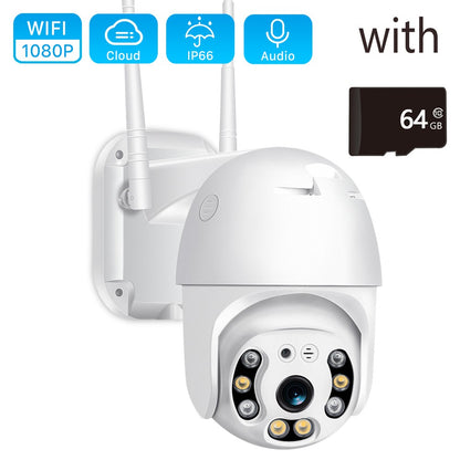 Ycc365 Plus 1080P PTZ Wifi IP Camera Outdoor 4X Digital Zoom AI Human Detect Wireless Camera Audio Security CCTV Wifi Monitor