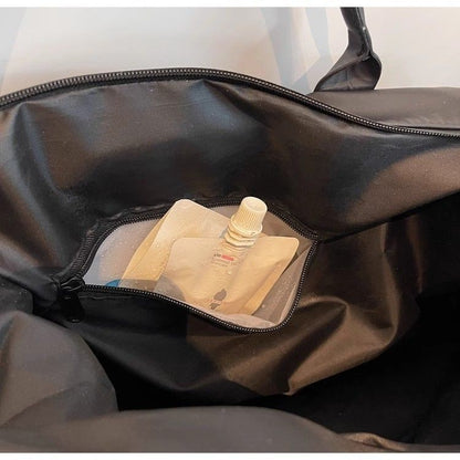 Women's Yoga Fitness Bag Short Trip Travel Bag Waterproof Soft Large Capacity