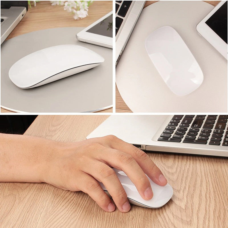 Mouse de Computador Sem Fio Bluetooth Xiaomi Magic Recarregável Touch Fino Ergonômico Modo Duplo Silencioso para PC Apple Macbook Air