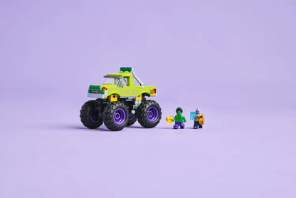 LEGO, Marvel, 76312, Batalha do veículo off-road do Hulk, Thanos, brinquedo de bloco de montar infantil, presente