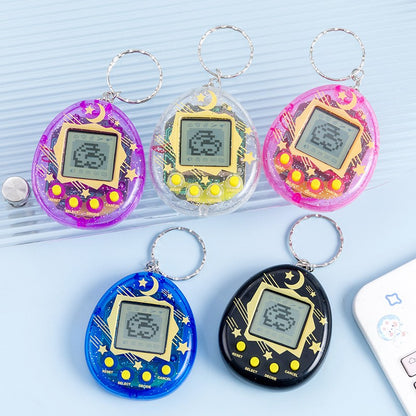 6-48PCS Virtual Pet Keychain Digital Pet Electronic Handheld Game Video Game Party Birthday Nostalgic 90s