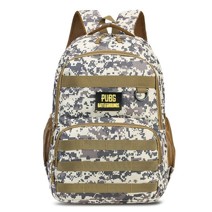 Camouflage large-capacity backpack - zipper closure, hiking, traveling, outdoor adventure backpack