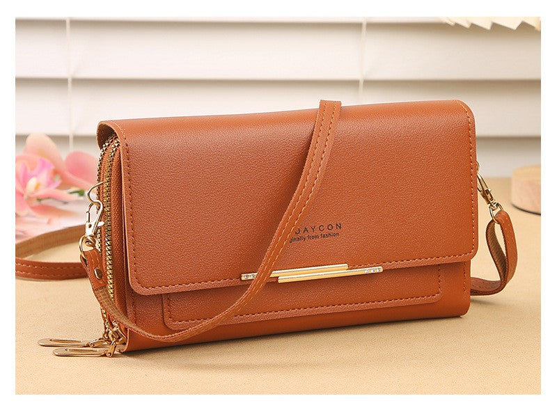 2024 New Women's Wallet Korean Multifunctional Shoulder Bag Mid-length Clutch Coin Purse