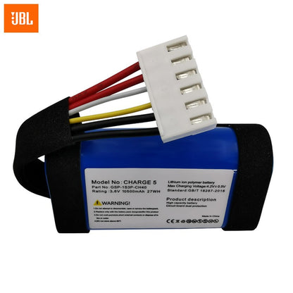 Bateria de substituição para JBL Charge 5 Charge5 10500mAh original nova de 2025 para caixa de som Bluetooth sem fio GSP-1S3P-CH40