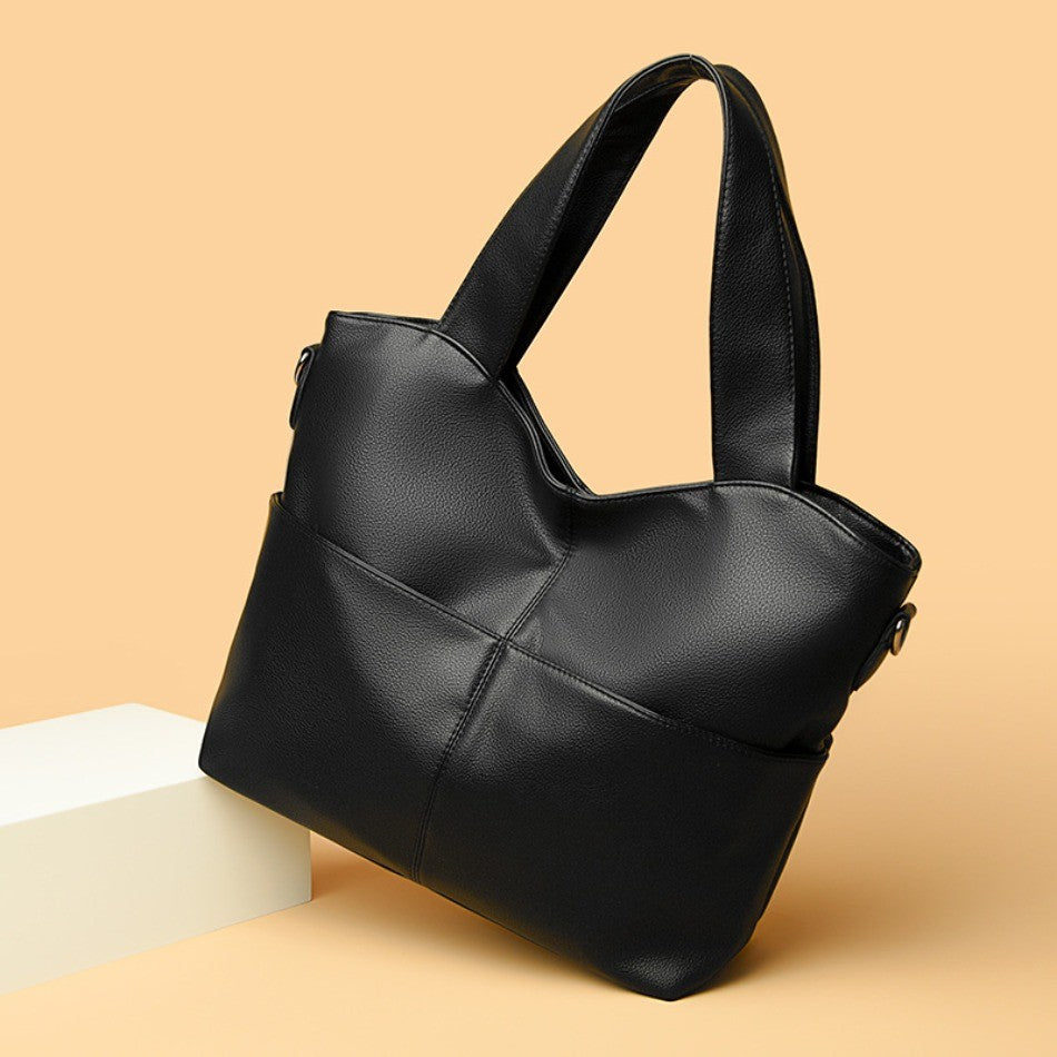 2 Sets Women Handbags Top Quality Pu Leather Luxury Large Capacity Tote Bag Ladies Crossbody Shoulder Bag Purses and HandbagsSac