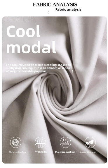 Men's Modal Sleepwear Loose Fit Casual Thin Home Pants Spring Autumn Summer Comfortable Lightweight Men's Drawstring Sweatpants