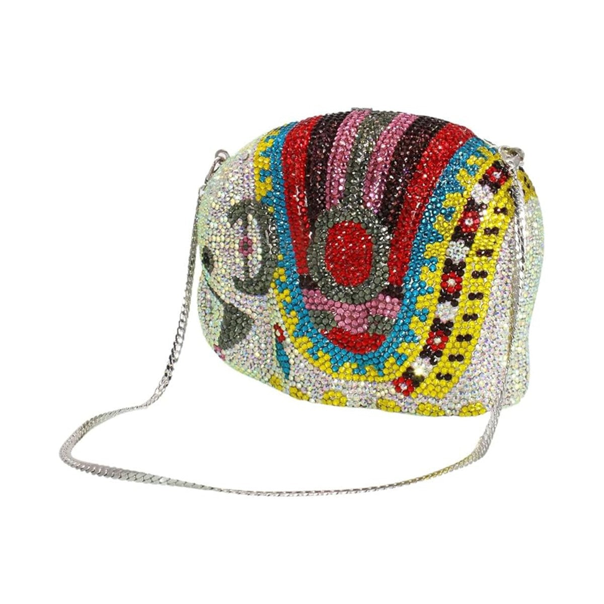 Cute Women Elephant Crystal Evening Bag Glitter Rhinestone Purse Shiny Diamond Clutch Handbag for Prom Party