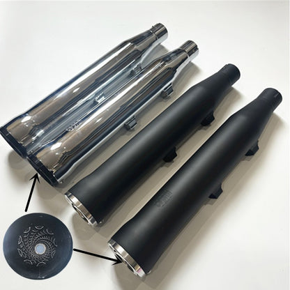 For Harley XL883 1200 X48 custom low bass cobra exhaust back section, cobra exhaust with detachable