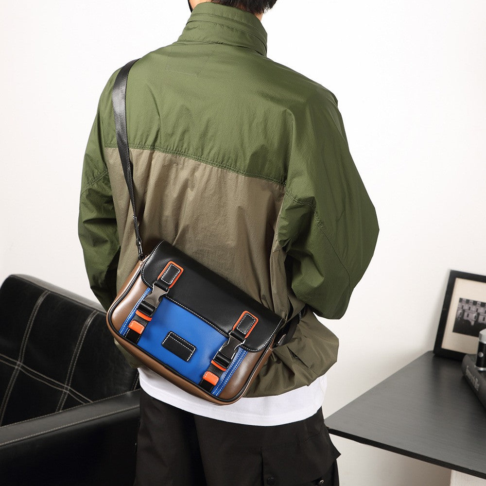 2025 New Designer Crossbody Bag for Men Bags Leather Casual Man Messenger Bag Luxury Male Bag Classic Sling Pack Shoulder Bag