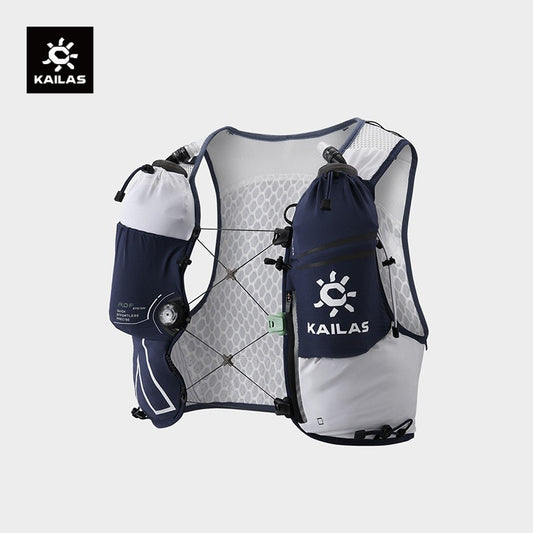 KAILAS FUGA AIR 8L Unisex Travel Marathon Trail Running Hiking Cycling Backpacks  with Dual Soft Water Bottles KA2554005