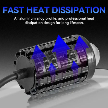 2pcs Motorcycle Led Headlight 12V High Bright Led Lights Lamp for Motorbike Moto Led Auxiliary Spotlights