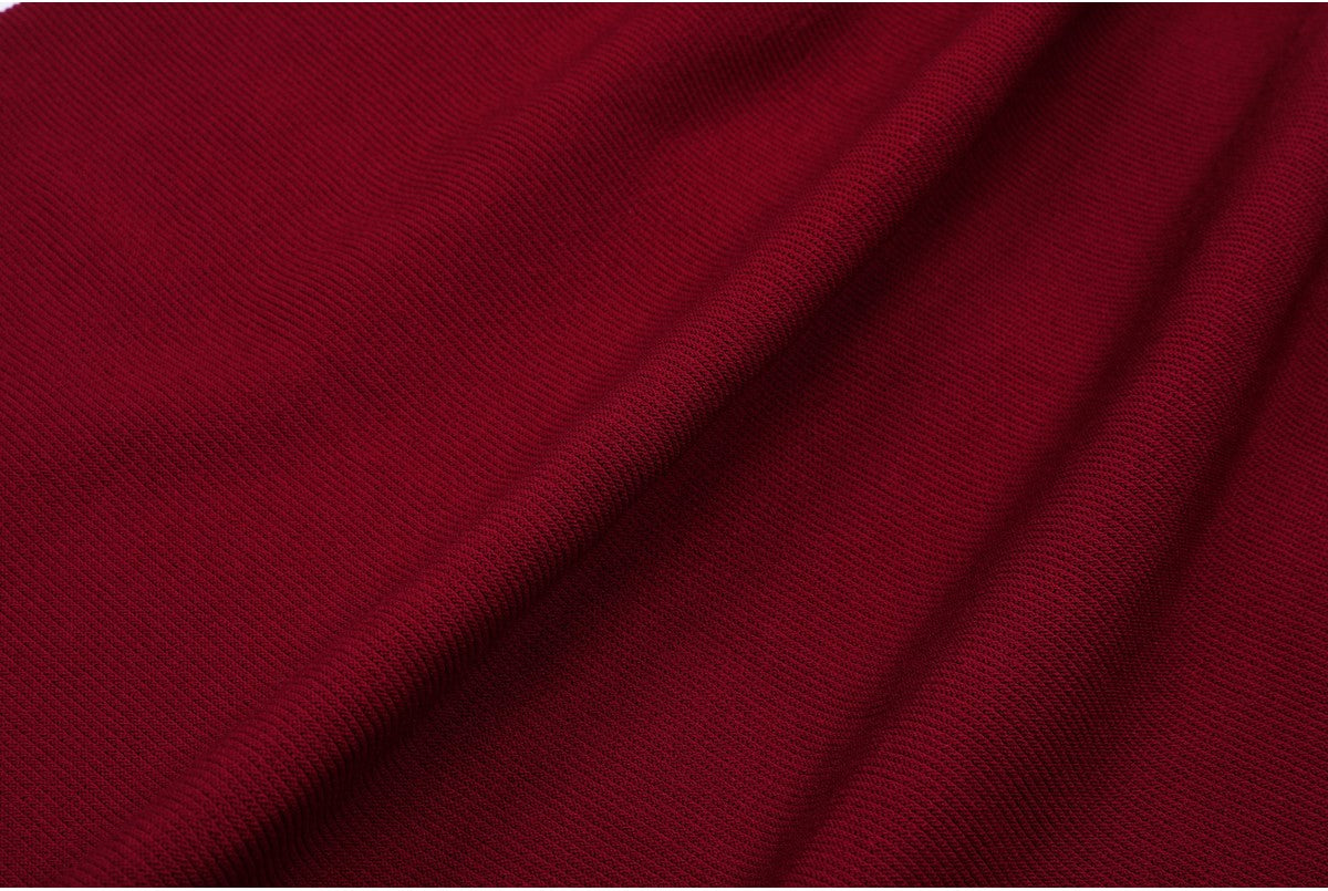 High Quality Spring And Autumn New Fashion Knitted Heavy Industry Pearl Slim Fit And Slimming Round Neck Long Sleeved Dress